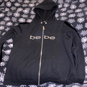 BEBE zip hoodie size 2X